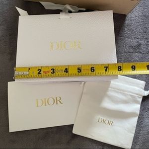New Dior Small Gift Bag With Dust Bag, Envelope & Tissue Paper